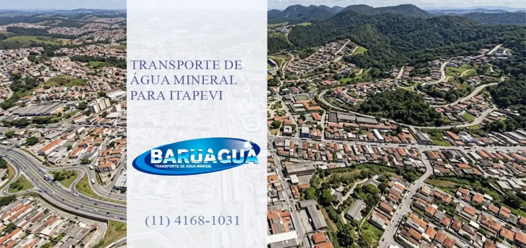 Transporte de Água Mineral para Itapevi