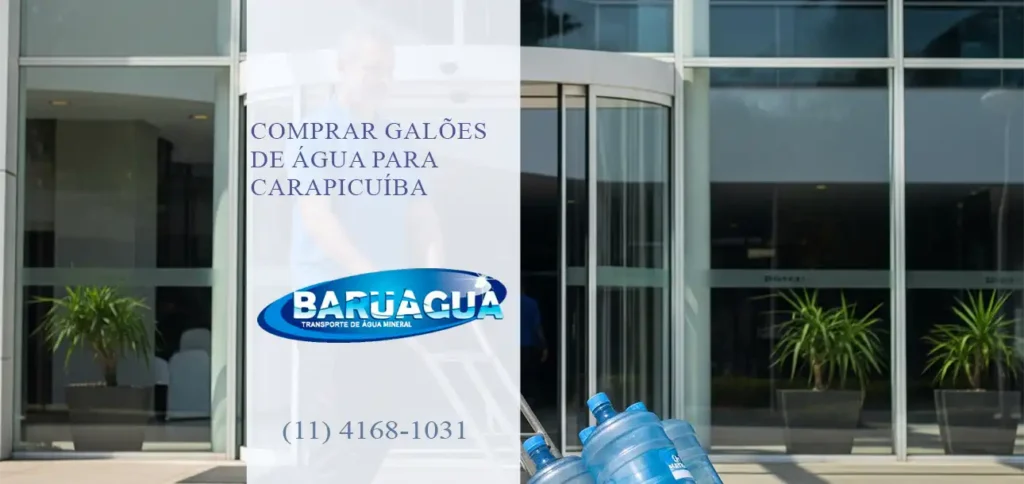 Comprar Galões de Água para Carapicuíba