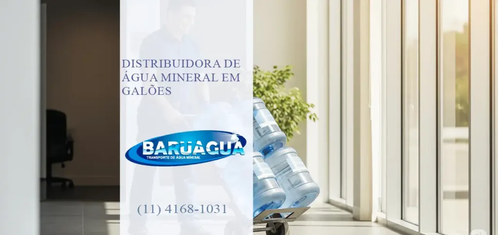 Distribuidora de Água Mineral em Galões